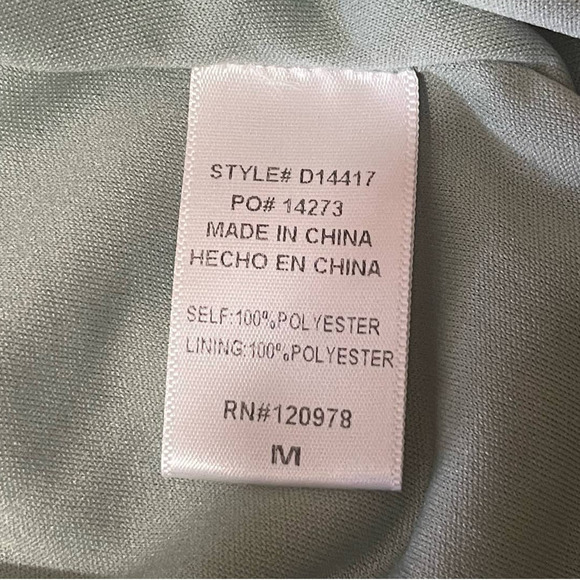 ENTRO Women's Tiered‎ Ruffle High Neck Sleeveless Dress Ties in Back Size Medium - Picture 8 of 9